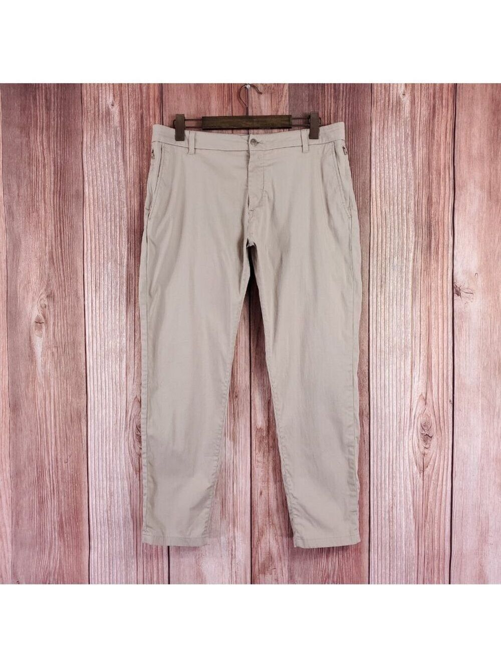 *READ* Birddogs Mens 36x29(30) Chino Pants Casual Trousers Stretch Beige